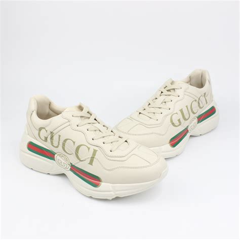 gucci rhyton logo sneaker|Gucci rhyton sneakers mickey mouse.